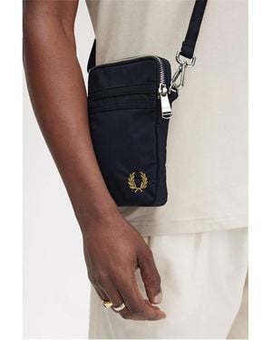Fred Perry Fred Nylon Side Bag - Blue