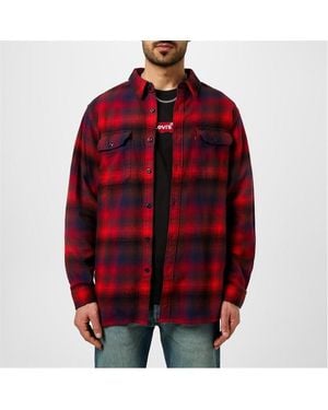 Levi's Jackson Worker Overshirt - Red