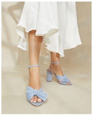 Loeffler Randall Camellia Heeled Sandals - White