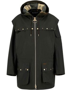 Barbour Aberford Waxed Jacket - Black