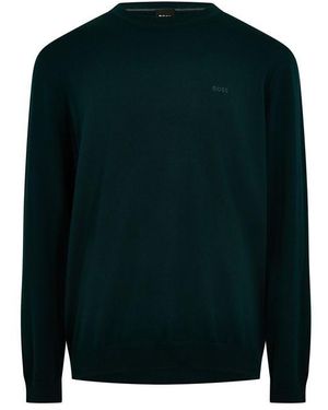 BOSS Bagritte-E Crew Sweatshirt - Green