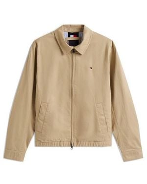 Tommy Hilfiger Cotton Harrington Jacket - Natural