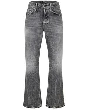 Acne Studios Gothic Straight Leg Jeans - Grey
