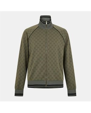 Gucci Front Zip Tracksuit Top - Green