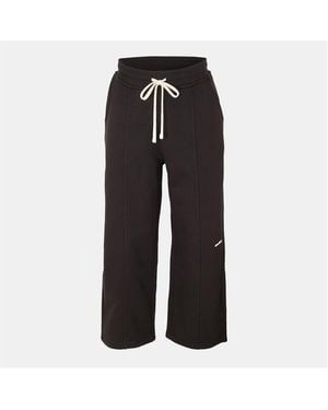 About Blank Pleated Cotton Joggers - Black