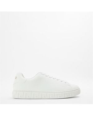 Versace Low Trainers - White