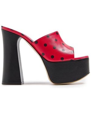 Moschino Platform Heels - Red