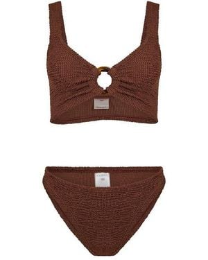 Hunza G Julia Bikini Set - Brown