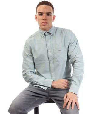 GANT Regular-Fit Oxford Shirt - Blue