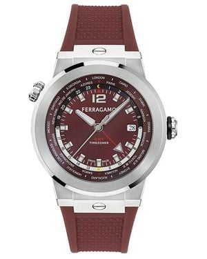 Ferragamo Edge Analogue Quartz Watch - Metallic
