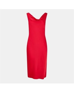 Norma Kamali A Line Dress - Red