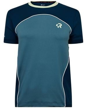 Red Run Skyline Technical Sports Top - Blue