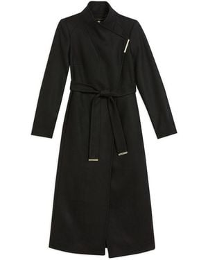 Ted Baker Rosell Longline Coat - Black