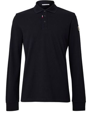 Moncler Tric Ls Polo Sn64 - Black