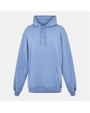 REPRESENT 247 Logo Cotton 247 Oversized Hoodie - Blue