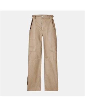 Mars the Label Zeda Cargo Trousers - Natural