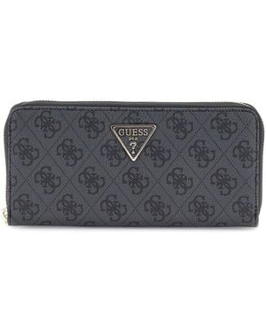 Guess Laurel Zip-Around Wallet - Grey