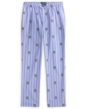 Polo Ralph Lauren Bear Bottoms Pyjama Trousers - Blue