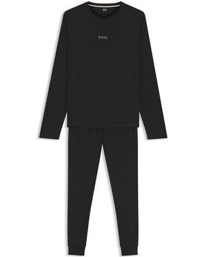 BOSS Xmas Long Set 10251231 01 - Black