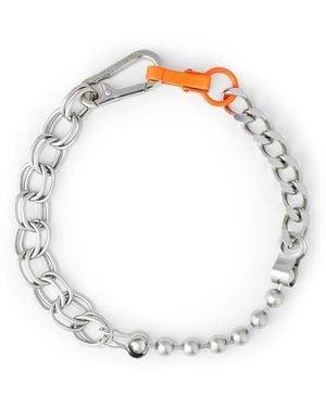 Heron Preston Chain Necklace - Metallic