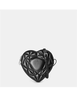 Tiffany & Co. Crossbody Heart-Shaped Handbag - Black