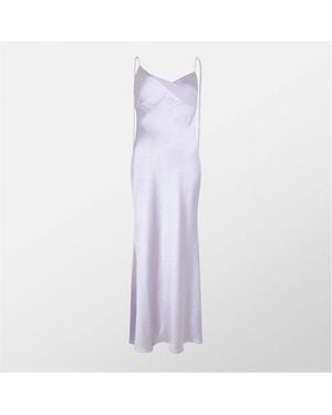 Self-Portrait Flower Maxi Dress - Purple