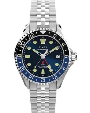 Timex Meridian Quartz Analogue Watch - Metallic