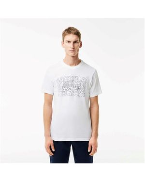 Lacoste Box T Shirt - White