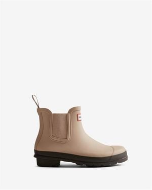 HUNTER Original Chelsea Ankle Boots - Brown