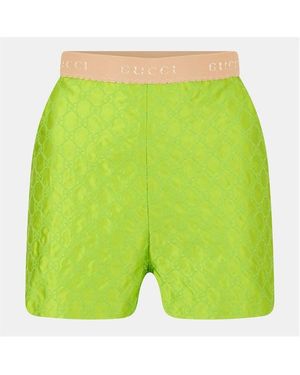 Gucci Woven Athletic Tracksuit Shorts - Green