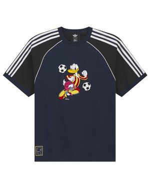 BRAIN DEAD X ADIDAS T-Shirt - Blue
