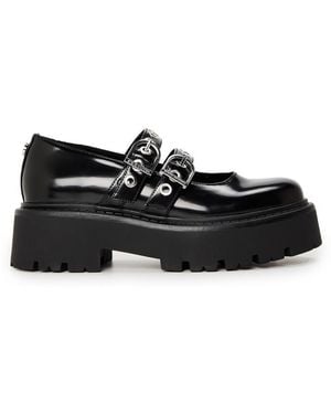 Steve Madden Overt Heeled Mules - Black