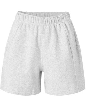 lululemon Fleece Jogger Shorts - White