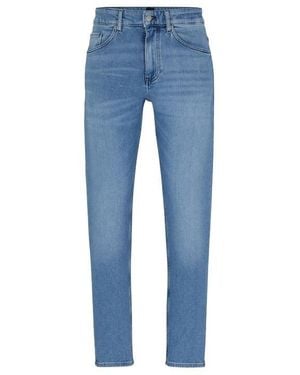 BOSS Taber Straight Leg Jeans - Blue