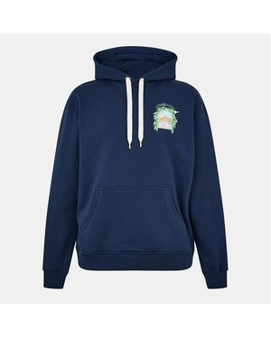 CASABLANCA Larche Hoodie - Blue