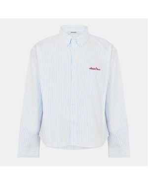 About Blank Oxford Script Shirt - White