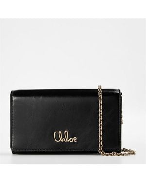Chloé Iconic Flap With Chain - Black