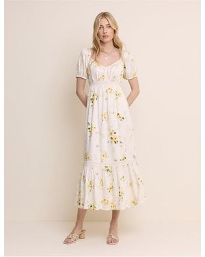 Nobody's Child Maryam Midi Dress - Natural