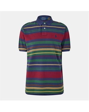 Polo Ralph Lauren Polo Strpcustom Polo Sn54 - Blue