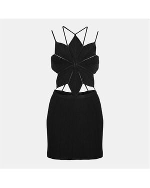 Givenchy Silk Knit Star Dress - Black