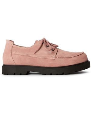 Birkenstock Highwood Moc Derby Shoes - Pink