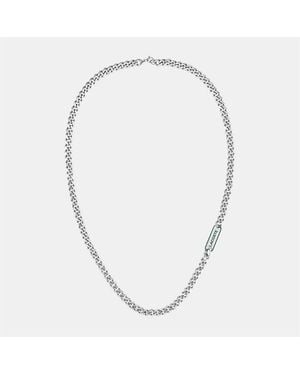 Lacoste Jewellery District Stainless Steel Chain Necklace - Metallic