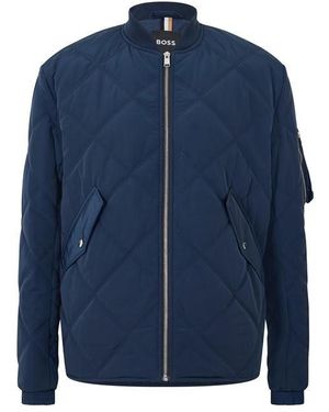 BOSS Caramo Bomber Jacket - Blue
