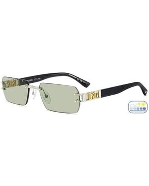 DSquared² Dsq Sun Rimless Sun Sn63 - Metallic