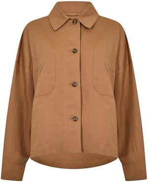 Weekend by Maxmara Short Sleeve Blouse - Brown