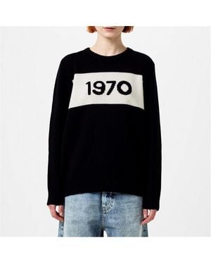 Bella Freud 1970 Oversized Jumper - Black