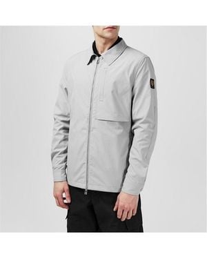 Belstaff Stretch Nylon Overshirt Jacket - Grey