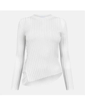 McQueen Alex Crew Neck Jumper - White