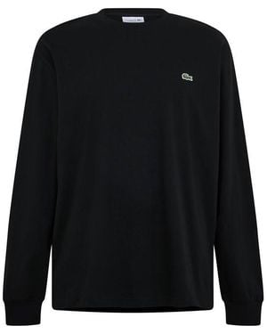 Lacoste Logo Ls - Black