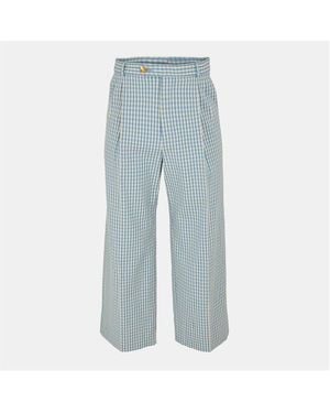 Gucci Tailored Straight Leg Trousers - Blue